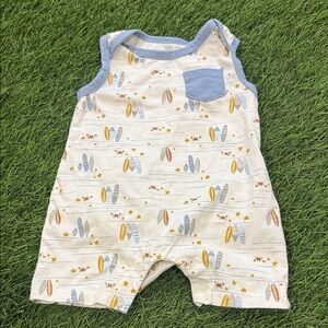 Kyle & Deena Beach romper - Surf Boards and Crabs